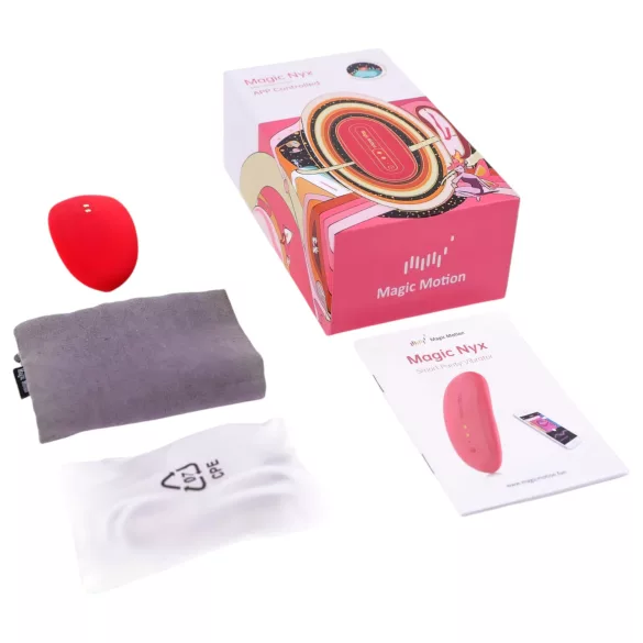 Magic Motion Nyx - wasserdichter Klitoris-Vibrator (Koralle)