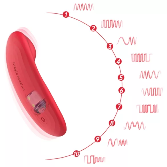 Magic Motion Nyx - wasserdichter Klitoris-Vibrator (Koralle)