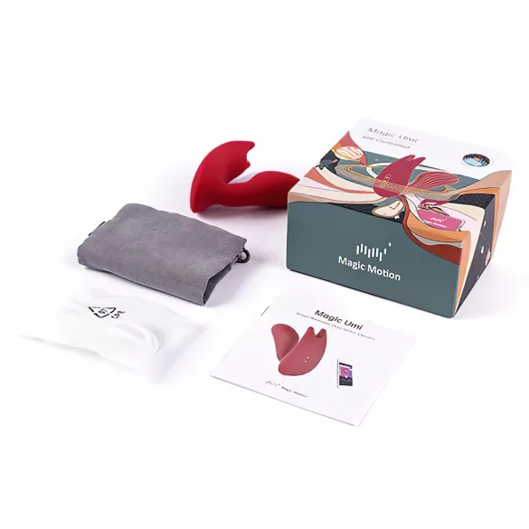 Magic Motion Umi - App-gesteuerter, einführbarer Vibrator (rot)