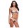 Baci - Blumiger Spitzen-BH-Set + Offene Panty - M/L