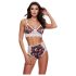 Baci - Florales, Spitzen-BH-Set mit hohem Bund - M/L
