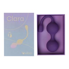   Vibio Clara - intelligente, akkubetriebene, vibrierende Liebeskugel (lila)