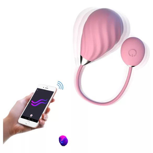 Magic Motion Sundae - tragbares app-gesteuertes Vibratorei (Pink)