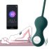 Magic Motion Crystal Duo - Intelligentes Geisha-Kugel-Set - (grün)