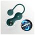Magic Motion Crystal Duo - Intelligentes Geisha-Kugel-Set - (grün)