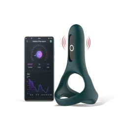   Magic Motion Rise - intelligenter, akkubetriebener Vibrations-Penisring (grün)