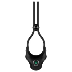 Nexus Forge - Verstellbarer Vibrationspenisring (schwarz)