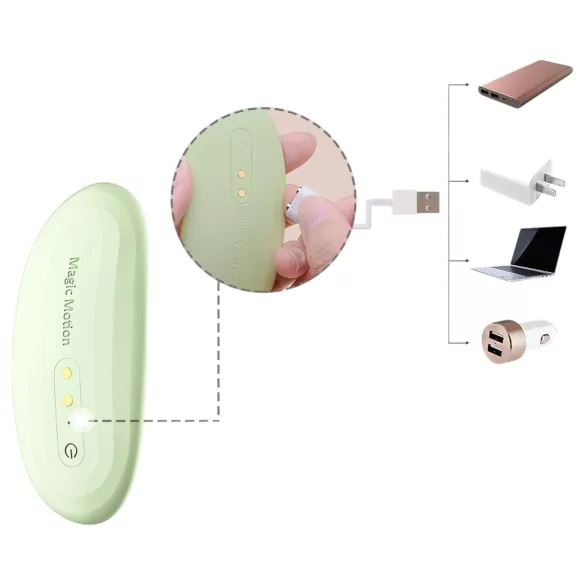 Magic Motion Nyx - tragbarer app-gesteuerter Höschenvibrator (grün)