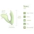 Magic Motion Umi - Intelligenter 2-in-1 Vibrator (Grün)