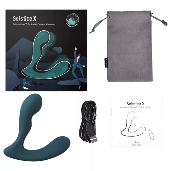 Magic Motion Solstice X - App-gesteuerter Prostatavibrator für Männer (grün)