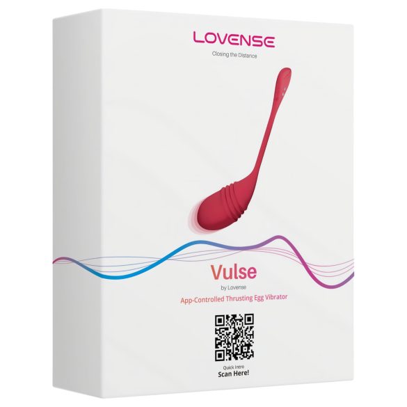 LOVENSE Vulse - Smarter bewegendes Vibroei (rot)