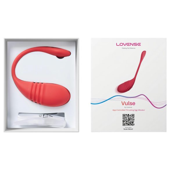 LOVENSE Vulse - Smarter bewegendes Vibroei (rot)