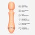 Vush Majesty 2 - Akku Vibrator, wasserfest, Orange