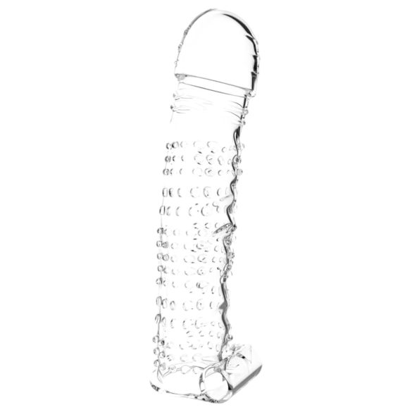 Lonely - Vibrierender Stachelpenismantel (transparent)